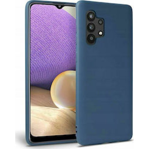  Oem Back Cover Silicone Για Samsung Galaxy A23 Σκούρο Μπλε