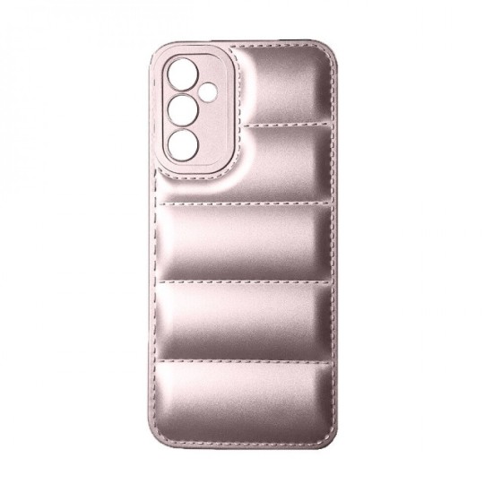 Puffer Back Cover Δερματίνης Ανθεκτικό Ροζ Χρυσό (Galaxy A24) Puffer Back Cover Δερματίνης Ανθεκτικό Ροζ Χρυσό (Galaxy A24)