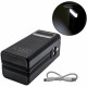 Takemore K-A150 Power Bank 50000mAh 10W με 4 Θύρες USB-A και Θύρα USB-C Μαύρο