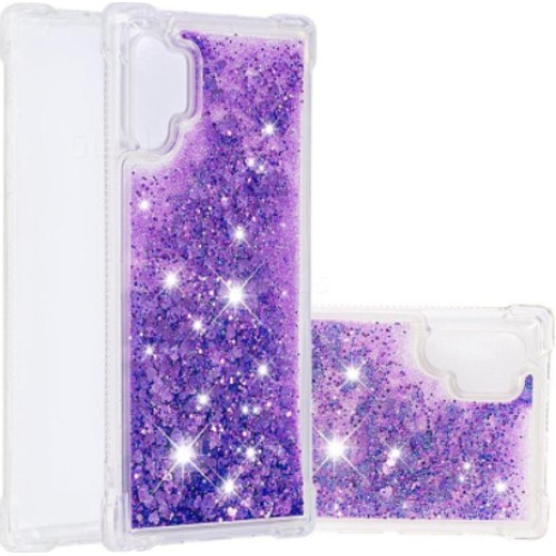 Θήκη Σιλικόνης Back Cover Liquid Glitter Με Υγρό, Μωβ (SAMSUNG A32 5G)