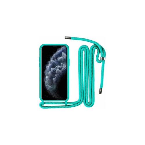 Back Cover Σιλικόνης με Λουράκι Τιρκουάζ (Redmi Note 11 Pro)