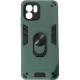 Xiaomi Redmi A1/A2/2022/ Hybrid Shockproof Armor Case Stand Metal Ring and Car Mount Holder Πράσινο(oem) Xiaomi Redmi A1/A2/2022/ Hybrid Shockproof Armor Case Stand Metal Ring and Car Mount Holder Πράσινο(oem)