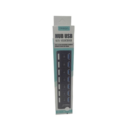 Treqa USB 3.0 Hub 7 Θυρών με σύνδεση USB-A Λευκό Treqa USB 3.0 Hub 7 Θυρών με σύνδεση USB-A Λευκό