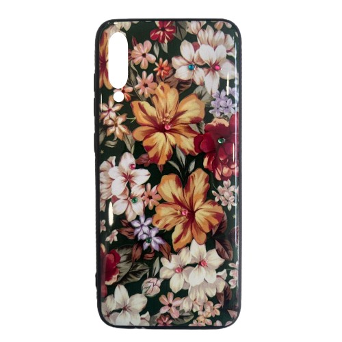 Θήκη Σιλικόνης σχέδιο flower stras (Galaxy A70) Θήκη Σιλικόνης σχέδιο flower stras (Galaxy A70)