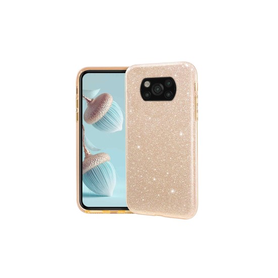 Glitter Back Cover Πλαστικό Ανθεκτικό Χρυσό (Poco X3 / X3 Pro) Glitter Back Cover Πλαστικό Ανθεκτικό Χρυσό (Poco X3 / X3 Pro)