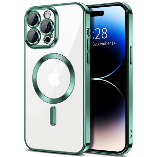 Oem Θήκη Back Cover Electro Magsafe Για iPhone 16 Pro Πράσινο