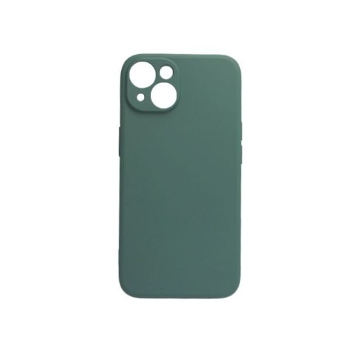 Θήκη σιλικόνης TPU  soft mat για Apple iPhone 14 - Σκούρο Πράσινο