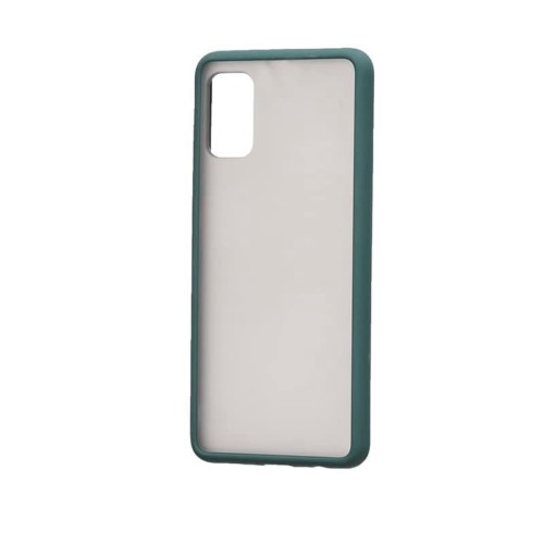 Back Cover Slim Hard Case With Silicone Protection Edges trendy design For Samsung Galaxy S11e - Green