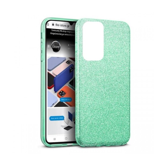 Glitter Back Cover Σιλικόνης Πράσινο (Redmi Note 13 5G)