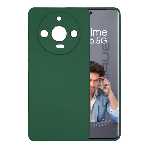 Back Cover Σιλικόνης Σκούρο Πράσινο (Realme 11 Pro) Back Cover Σιλικόνης Σκούρο Πράσινο (Realme 11 Pro)