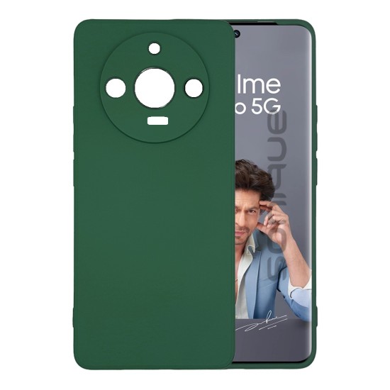  Back Cover Σιλικόνης Σκούρο Πράσινο (Realme 11 Pro)