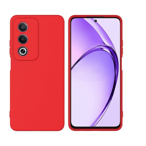  Back Cover Σιλικόνης Soft  2.0MM Touch Matte Κόκκινο Oppo A80