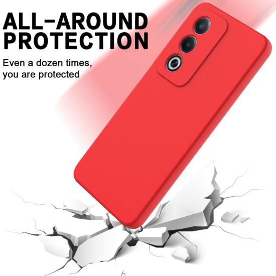 Back Cover Σιλικόνης Soft 2.0MM Touch Matte Κόκκινο Oppo A80 Back Cover Σιλικόνης Soft 2.0MM Touch Matte Κόκκινο Oppo A80
