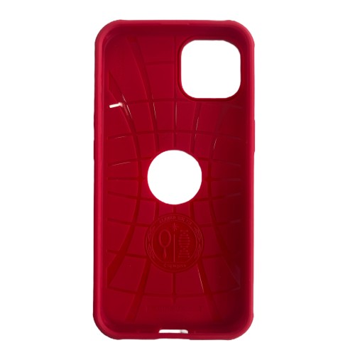 Spigen Core Armor Back Cover Σιλικόνης Ανθεκτική Matte Red (iPhone 13)