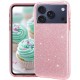 Glitter Back Cover Σιλικόνης Ροζ Χρυσό (iPhone 17Pro ) Glitter Back Cover Σιλικόνης Ροζ Χρυσό (iPhone 17Pro )