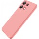 Back Cover Soft Touch 2mm Σιλικόνης Ροζ (Redmi 13)