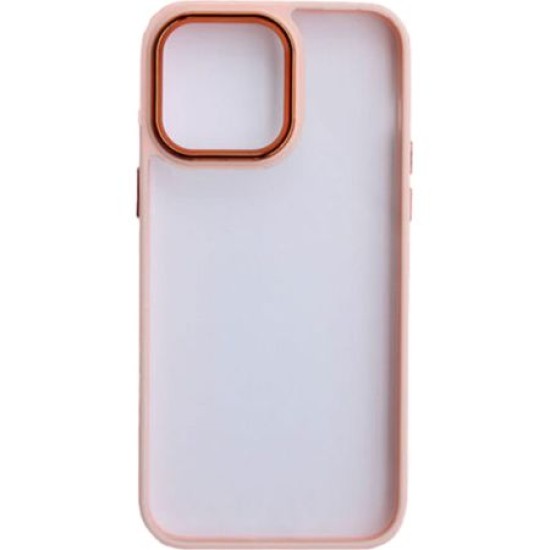 Θήκη Κινητού Hybrid Shockproof Back Cover για Apple iPhone 14 Pro Max Σιλικόνη Ροζ