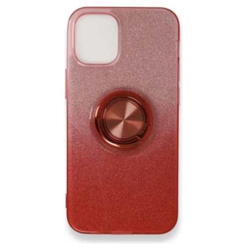 iPhone 11 Pro Θήκη Σιλικόνης Ombre Ροζ Glitter Soft Cover Case With Ring Kickstand iPhone 11 Pro Θήκη Σιλικόνης Ombre Ροζ Glitter Soft Cover Case With Ring Kickstand