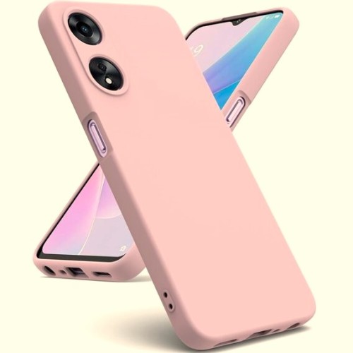 Back Cover Σιλικόνης Ροζ (Oppo A78 4G)