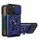 Hybrid Armor Camshield Back Cover Πλαστικό / Σιλικόνης Ανθεκτική Μπλε (iPhone 15 Pro)