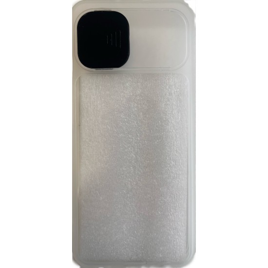 Θήκη σιλικόνης / Back Cover Σιλικόνης για Samsung Galaxy A03S Διάφανη με Κάλυψη Κάμερας