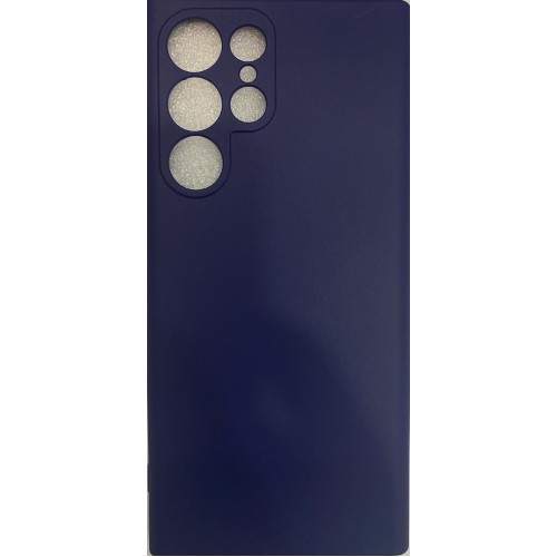 Back Cover Σιλικόνης Σκούρο Μπλε (Galaxy S22 Ultra 5G)