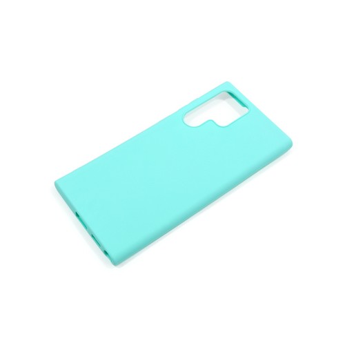 Samsung Galaxy S22 Ultra Silky and Soft Touch Finish TPU Silicone Back Cover Case Γαλάζιο (oem)