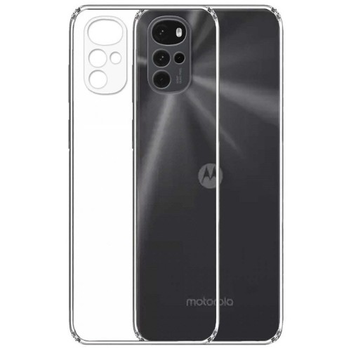 Back Cover Σιλικόνης Διάφανο (Motorola Moto E32)