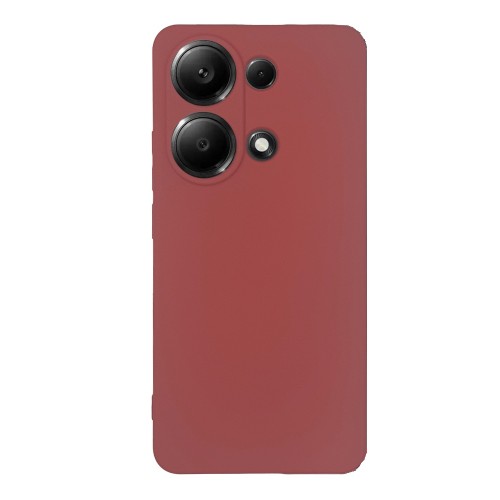 Soft Touch 2mm Back Cover Σιλικόνης Μπορντο (Poco M6 Pro 4G)