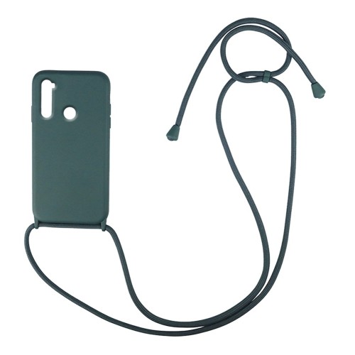 Back Cover Σιλικόνης με Λουράκι Σκούρο Πράσινο (Redmi Note 8T) Back Cover Σιλικόνης με Λουράκι Σκούρο Πράσινο (Redmi Note 8T)