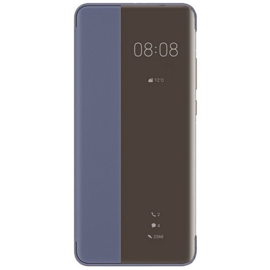 Huawei P40 lite E Smart View Flip Case - Μπλε