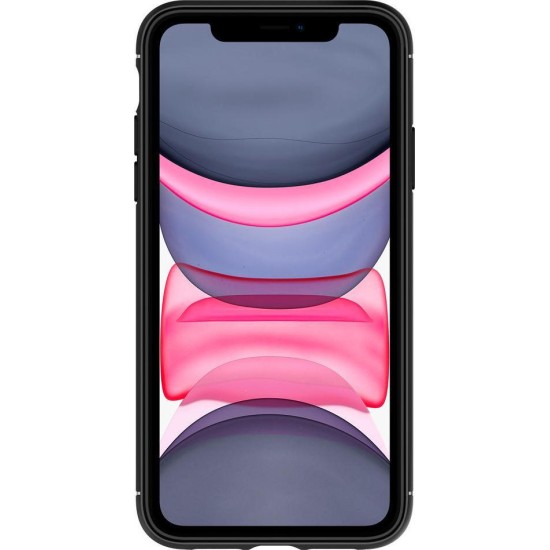 Spigen Rugged Armor Back Cover Σιλικόνης Matte Black (iPhone 11) Spigen Rugged Armor Back Cover Σιλικόνης Matte Black (iPhone 11)