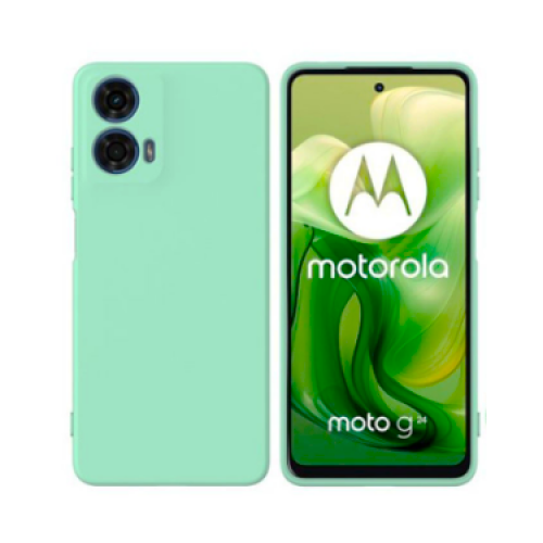 Back Cover Σιλικόνης Matte Τιρκουάζ Motorola Moto G04/ G24 Back Cover Σιλικόνης Matte Τιρκουάζ Motorola Moto G04/ G24