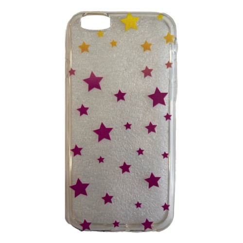  OEM Back Cover Σιλικόνης Για Apple iPhone 7/ 8/ SE Με Σχέδιο Stars - Διάφανο