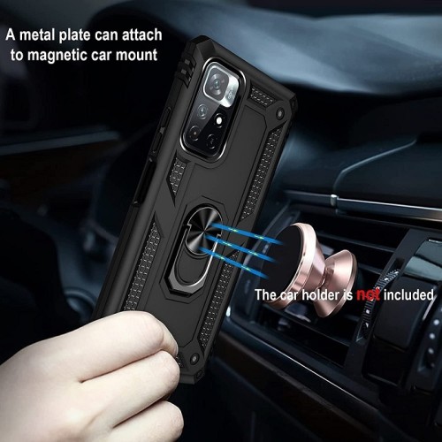 Hybrid Shockproof Cover Μεταλλική Ανθεκτική Μπλε (Redmi Note 12S)