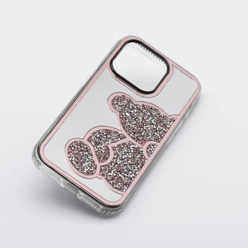Teddy Bear Back Cover Πλαστικό / Σιλικόνης Ροζ (iPhone 16)