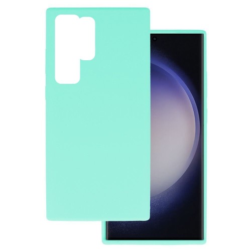 Θήκη Σιλικόνης Soft TPU Back Cover για Samsung Galaxy S24 Ultra Χρώμα: Τιρκουάζ