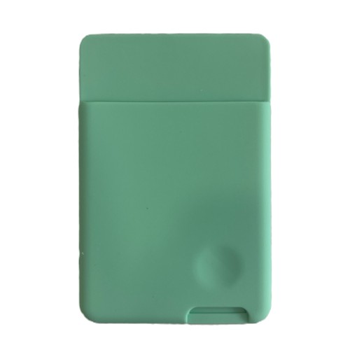 Back stick silicone card bag Τιρκουάζ Αυτοκόλλητη Θήκη για Πιστωτικές
