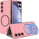 Case Shockproof Protective Cover With MagSafe for Samsung Galaxy Z Fold 6 - Ροζ