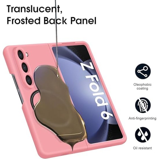 Case Shockproof Protective Cover With MagSafe for Samsung Galaxy Z Fold 6 - Ροζ