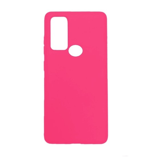 TCL 30 SE / 305 / 306 / 30E TPU Silicone Back Cover Case Φουξια (oem)
