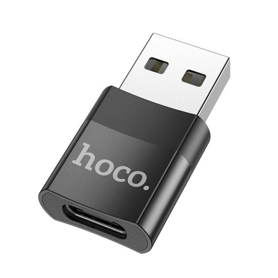 HOCO UA17 USB MALE TO TYPE-C FEMALE CONVERTER HOCO UA17 USB MALE TO TYPE-C FEMALE CONVERTER