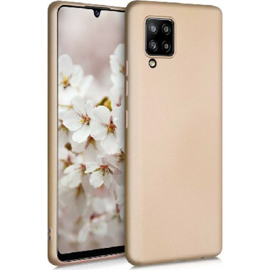 Front & Back 360 Full Cover Σιλικόνης Χρυσό (Samsung Galaxy A42 5G)