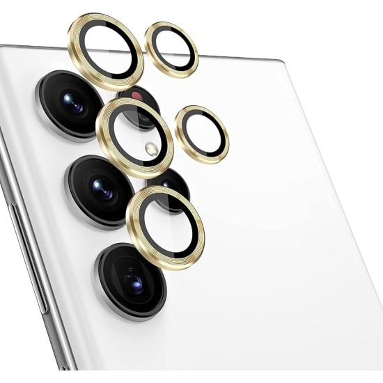 Προστασία Κάμερας Tempered Glass για το Galaxy S23 Ultra- Χρυσό