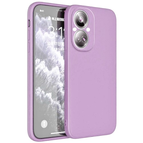 Soft Touch 2mm Back Cover Σιλικόνης Λιλά (Realme C67)