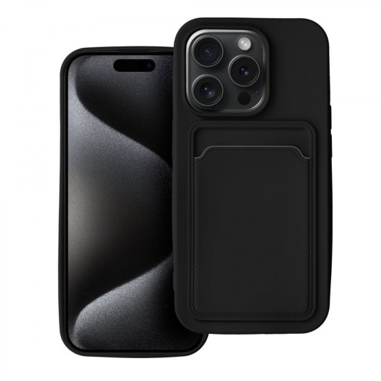 ΘΗΚΗ ΓΙΑ APPLE IPHONE 16 PRO MAX CARD BLACK 
