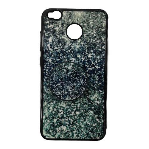 Back Case Σιλικόνης με Σχέδιο Πράσινη Για Redmi 4x + ΔΩΡΟ ΕΝΣΩΜΑΤΟΜΕΝΟ CELL FINGER