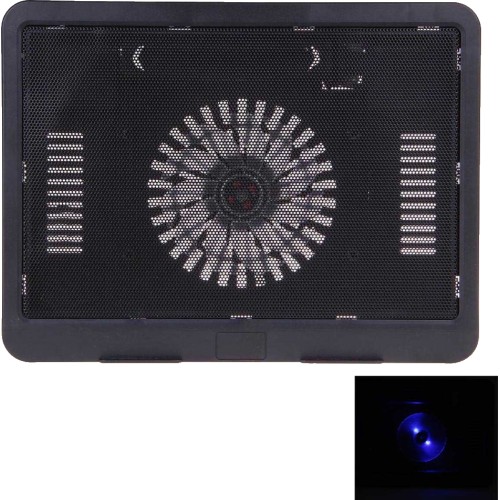N191 Cooling Pad για Laptop έως 17" με 1 Ανεμιστήρα και Φωτισμό