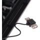 N191 Cooling Pad για Laptop έως 17" με 1 Ανεμιστήρα και Φωτισμό